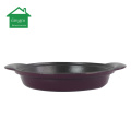 Factory Supply Cast Iron Tagine Pot with Ceramic Lid